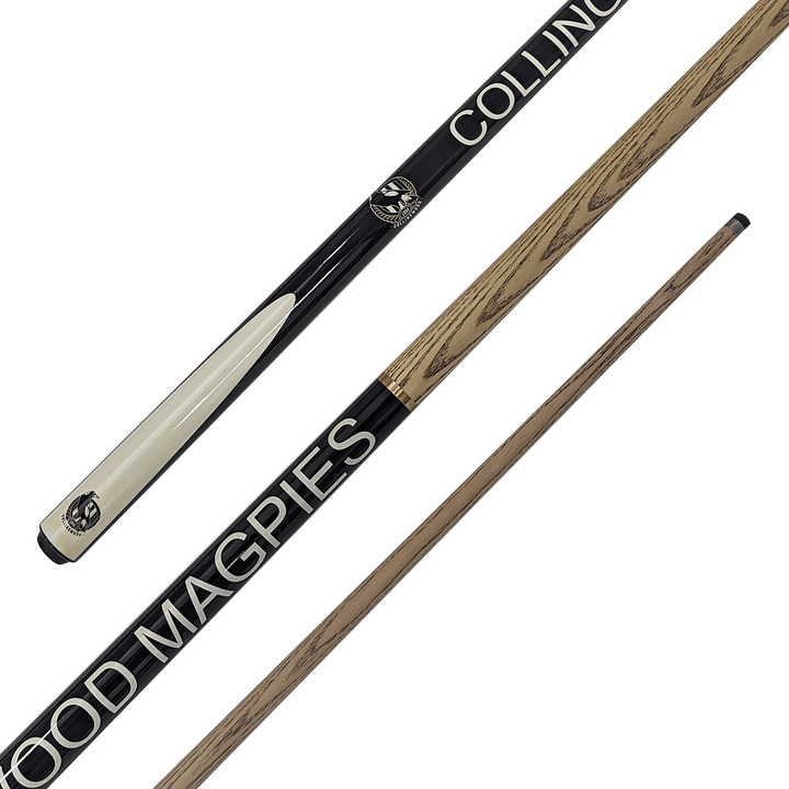 AFL AFL Teams - 2-Piece Ash Cue 57" / 10mm Glue On / Collingwood Magpies Cues