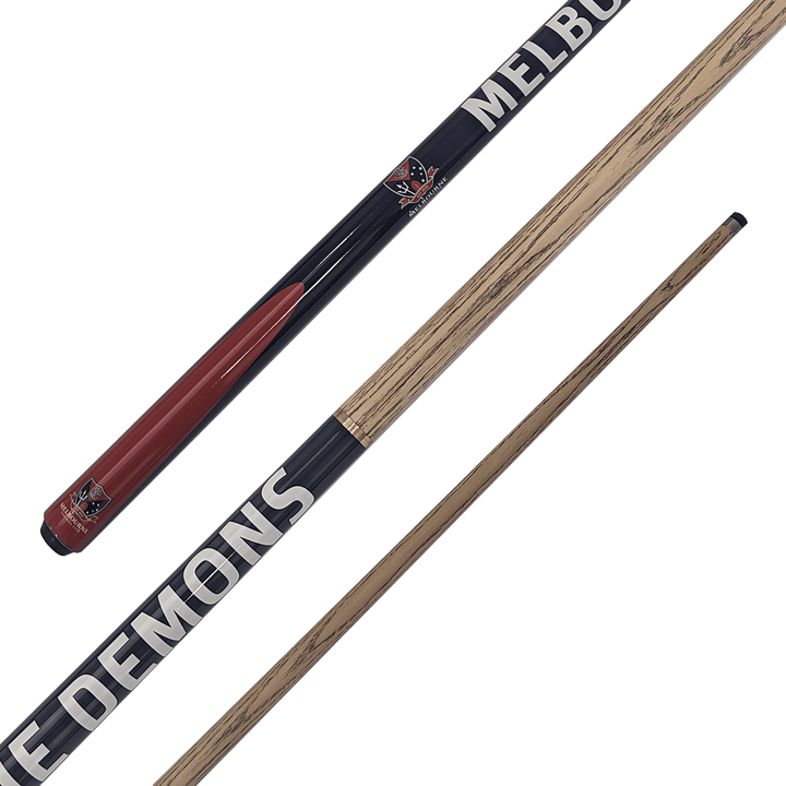 AFL AFL Teams - 2-Piece Ash Cue 57" / 10mm Glue On / Melbourne Demons Cues