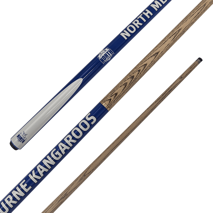 AFL AFL Teams - 2-Piece Ash Cue 57" / 10mm Glue On / North Melbourne Kangeroos Cues