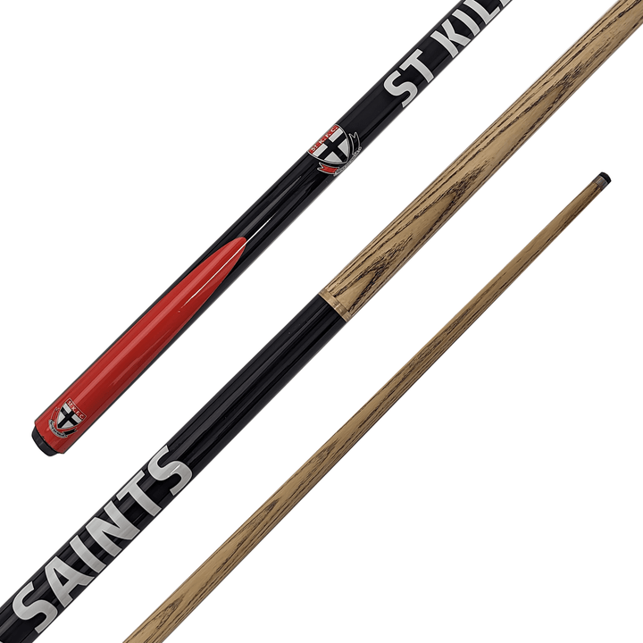AFL AFL Teams - 2-Piece Ash Cue 57" / 10mm Glue On / St. Kilda Saints Cues