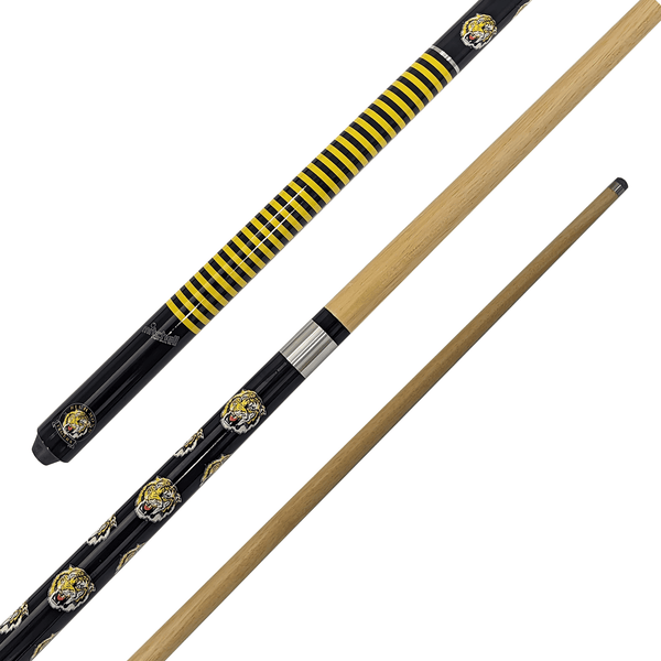 AFL AFL Teams - 2-Piece Kids Flash Cue 57" / 10mm Glue On / Richmond Tigers Cues
