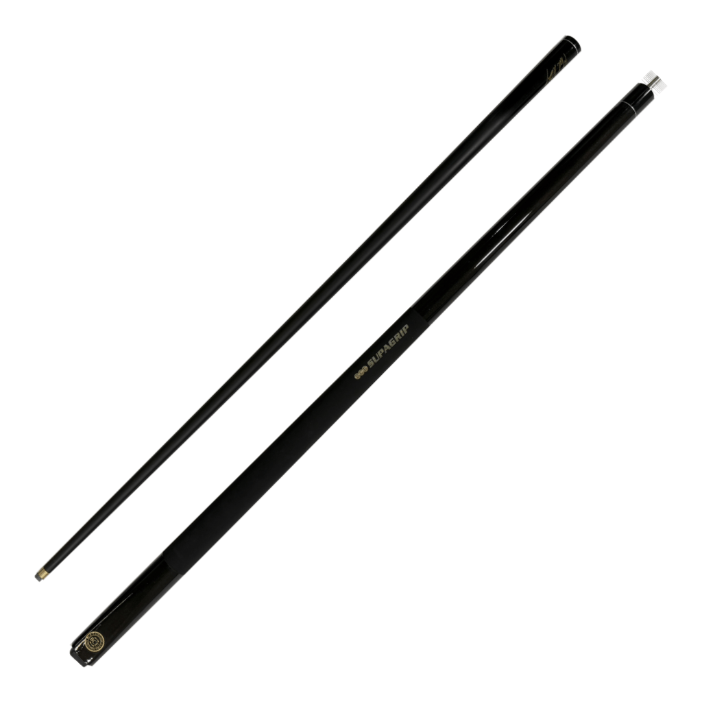 BCE Supagrip Black - 2-Piece Graphite Cue 57" / 9.5mm Cues
