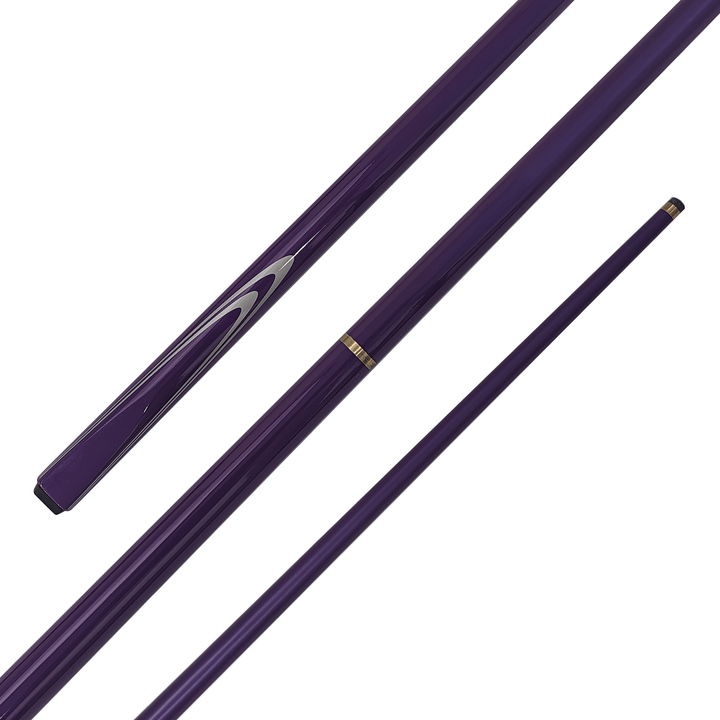 Cuemaster A-Series - Metalic 2-Piece Cue 57" / Purple / 9mm Glue On Cues