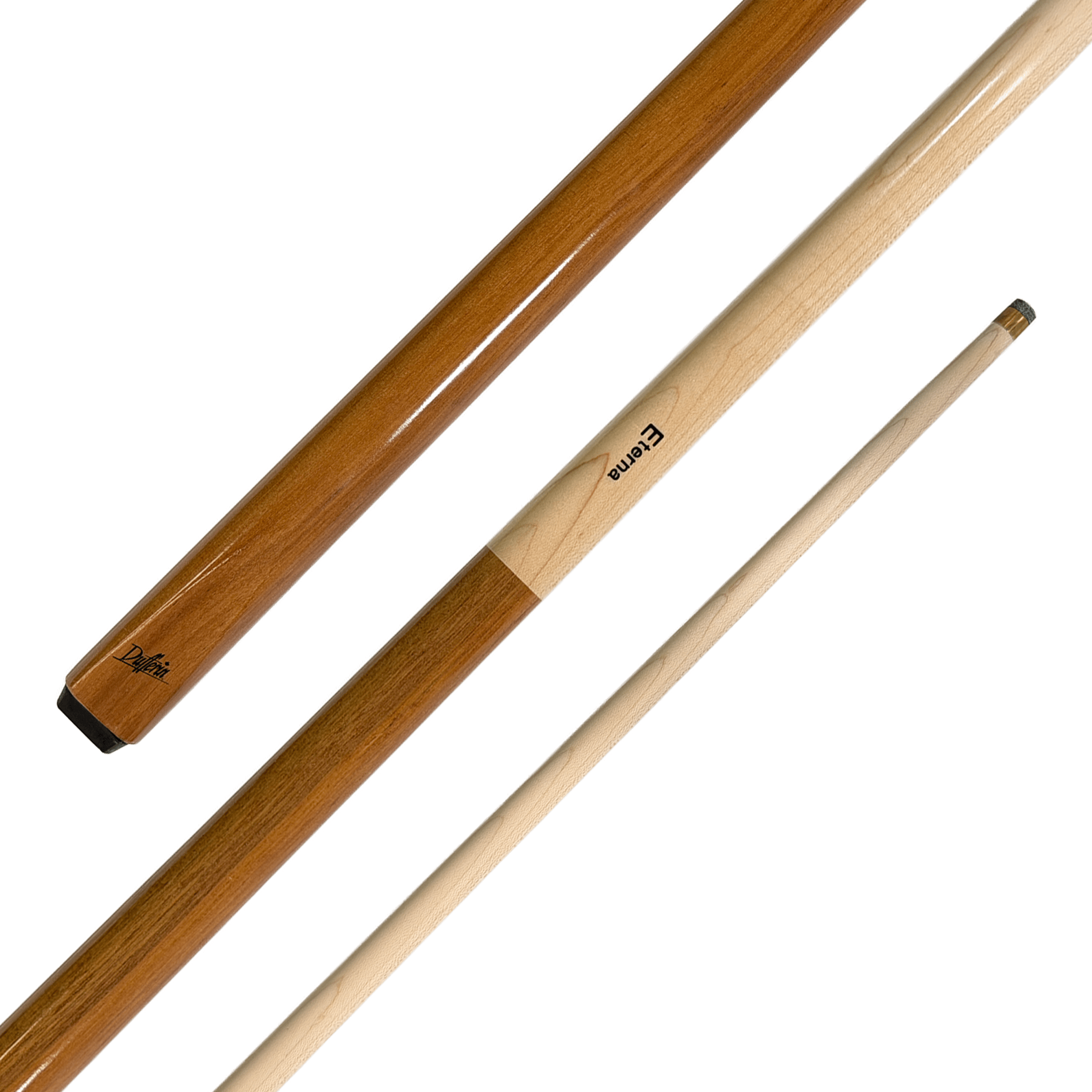 Dufferin Externa - 1-Piece Maple Cue 48" / 9mm Glue On Cues