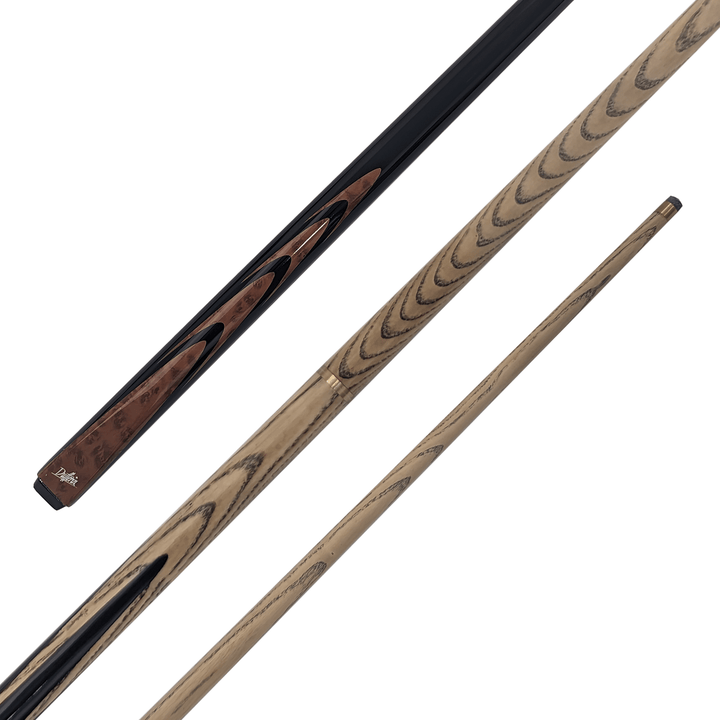 Dufferin Orange Flames - 2-Piece Ash Cue 57" / 9mm Glue On Cues
