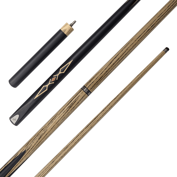 Dufferin York - 2-Piece Ash Cue with 9" Extension 57.5" / 10mm Glue On Cues