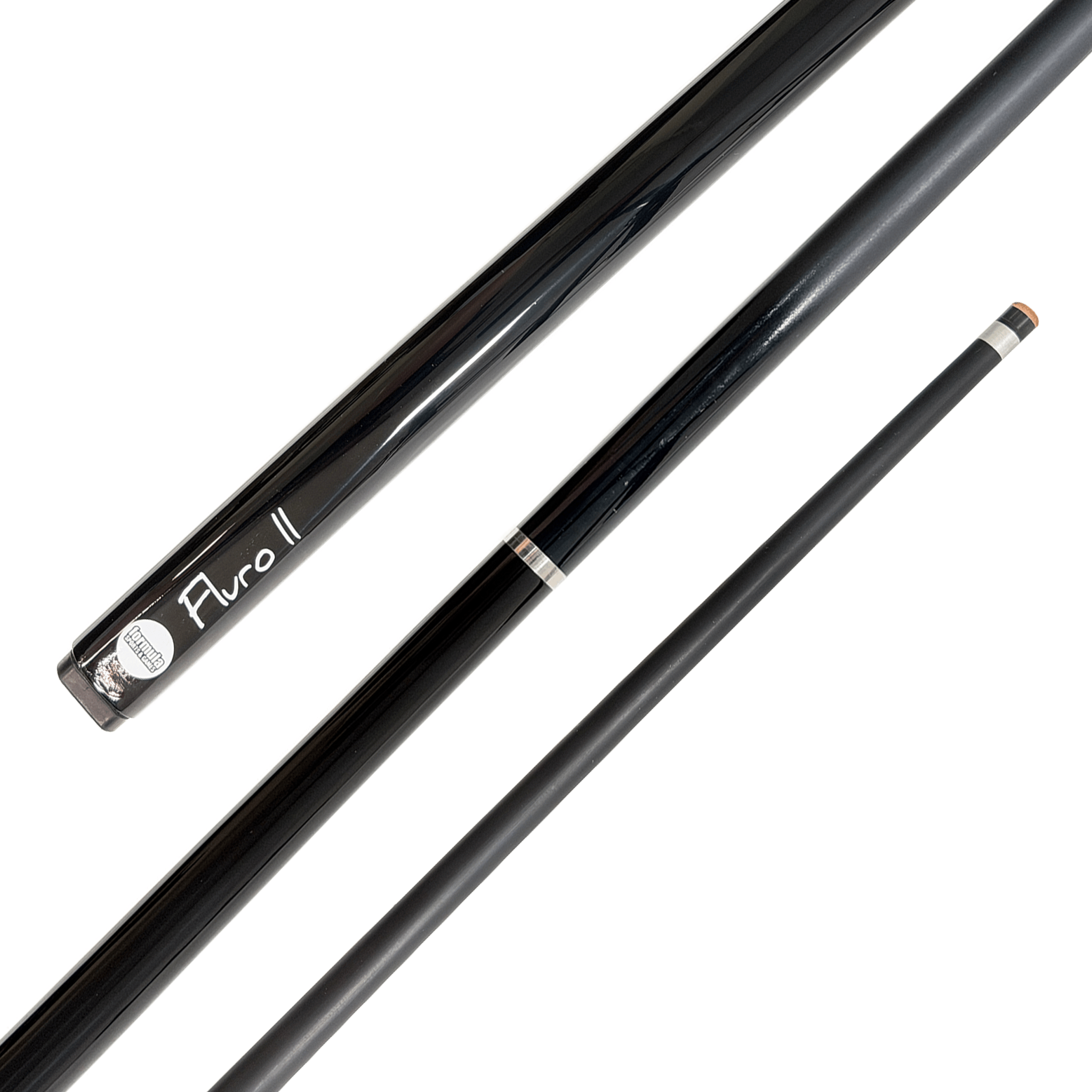 Formula Sports Fluro II - 2-Piece Composite Cue 57" / 10mm Screw In / Black Cues