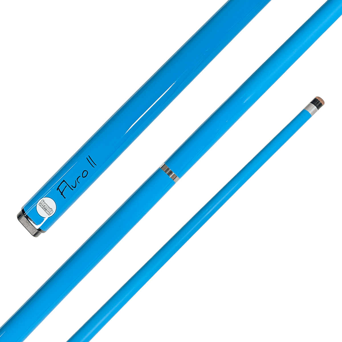 Formula Sports Fluro II - 2-Piece Composite Cue 57" / 10mm Screw In / Blue Cues