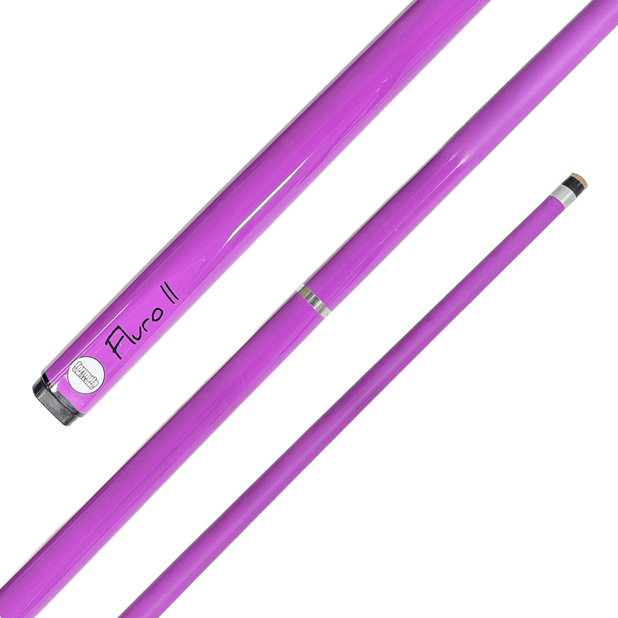 Formula Sports Fluro II - 2-Piece Composite Cue 57" / 10mm Screw In / Purple Cues