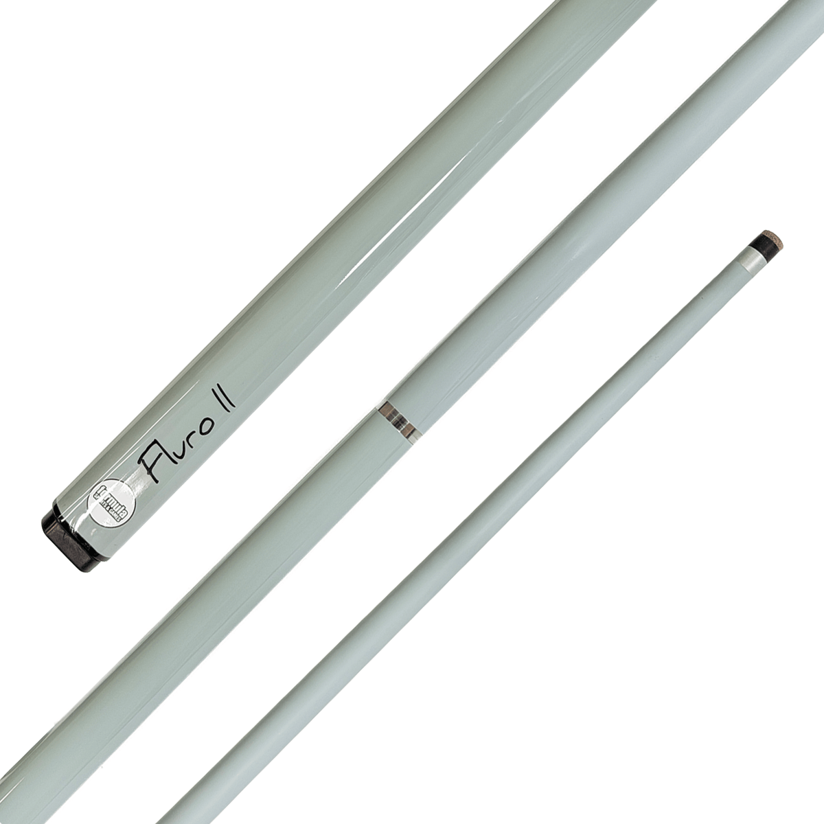 Formula Sports Fluro II - 2-Piece Composite Cue 57" / 10mm Screw In / Silver Cues