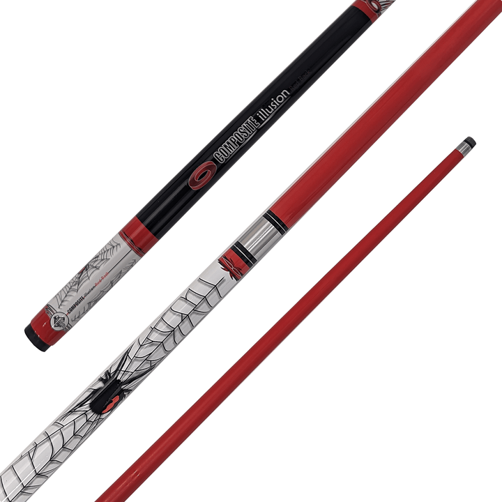 Formula Sports Illusion - 2-Piece Composite Cue 57" / Redback / 10mm Glue On Cues