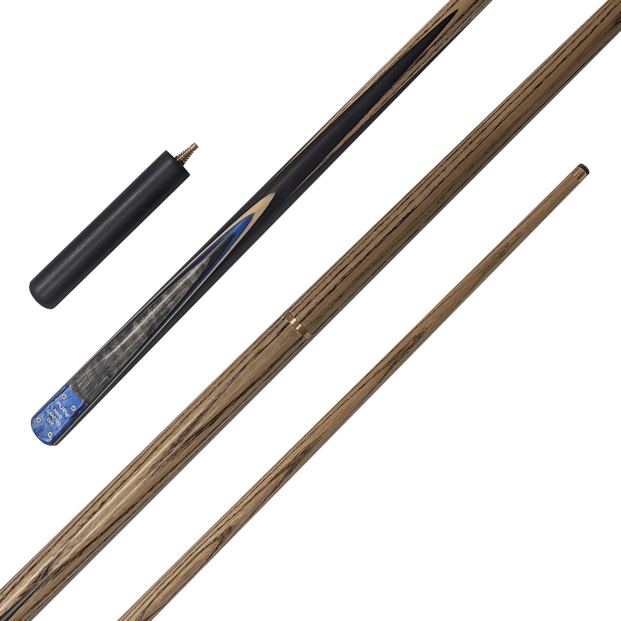 Fury SN-21 - 2-Piece Hand Spliced Cue with 6" Extension 57" / 9.5mm Glue On Cues