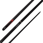 Grafex Supreme - 2-Piece Multi Weight Graphite Cue 58" / 9mm Glue On / Black Cues