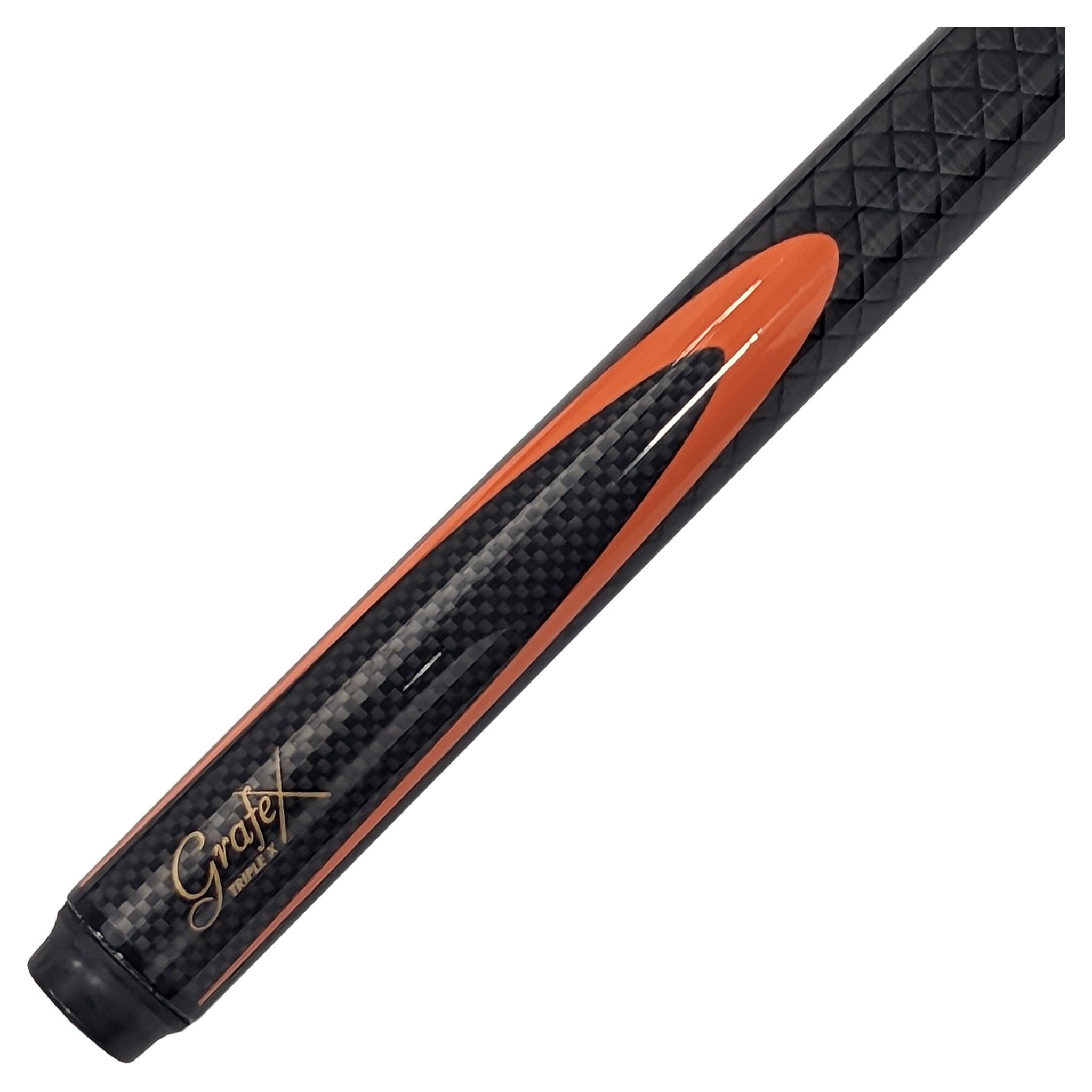 Grafex Triple X - 2-Piece Multi Weight Graphite Cue 58" / 9mm Glue On / Black Cues