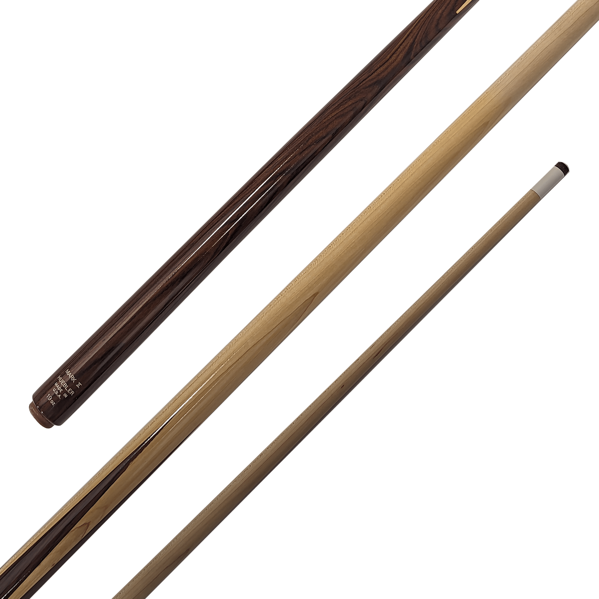 Huebler Mark 2 - 1-Piece Maple Cue 57" / 12mm Glue On Cues