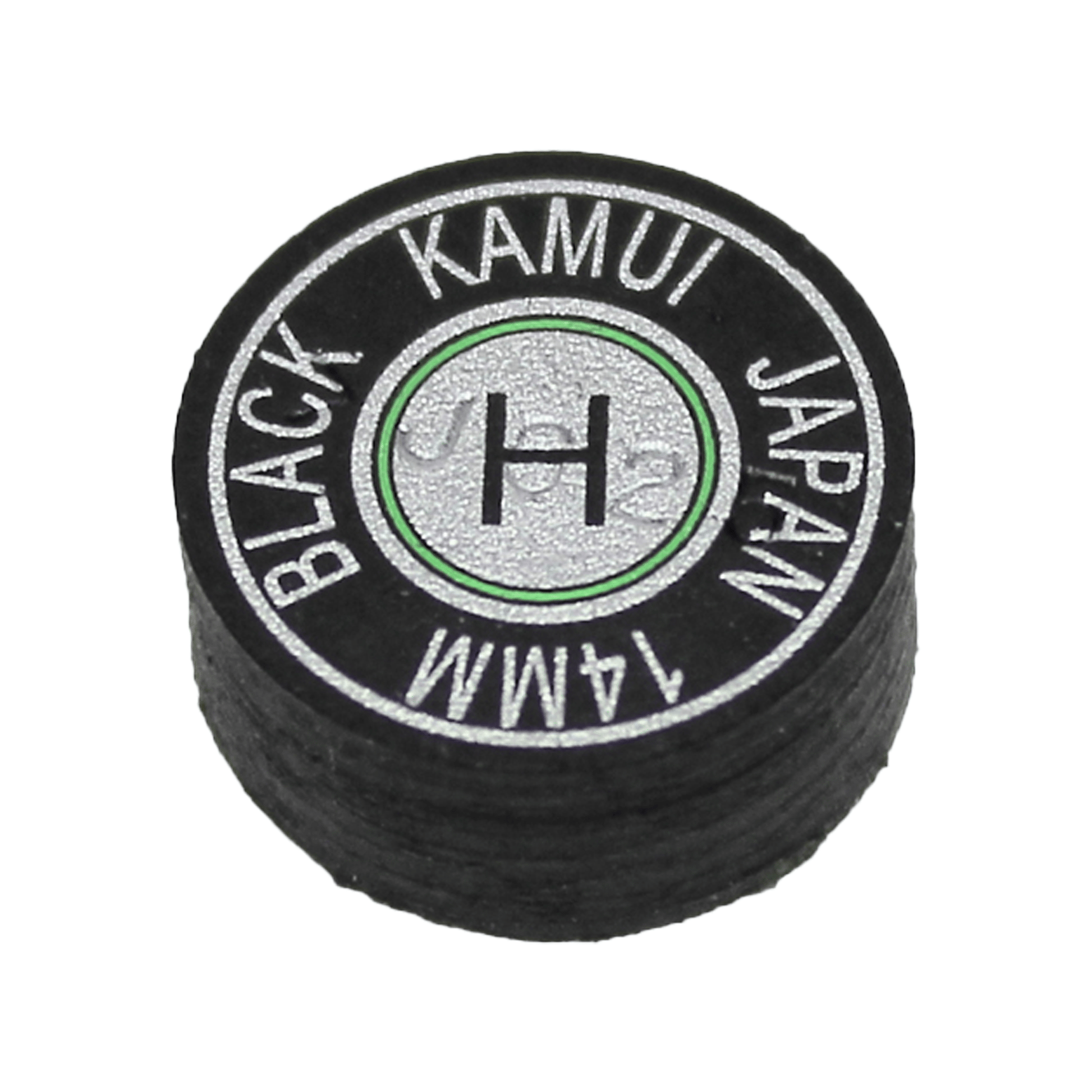 Kamui Kamui Leather Cue Tips 14mm Glue On / Black / Hard Accessories