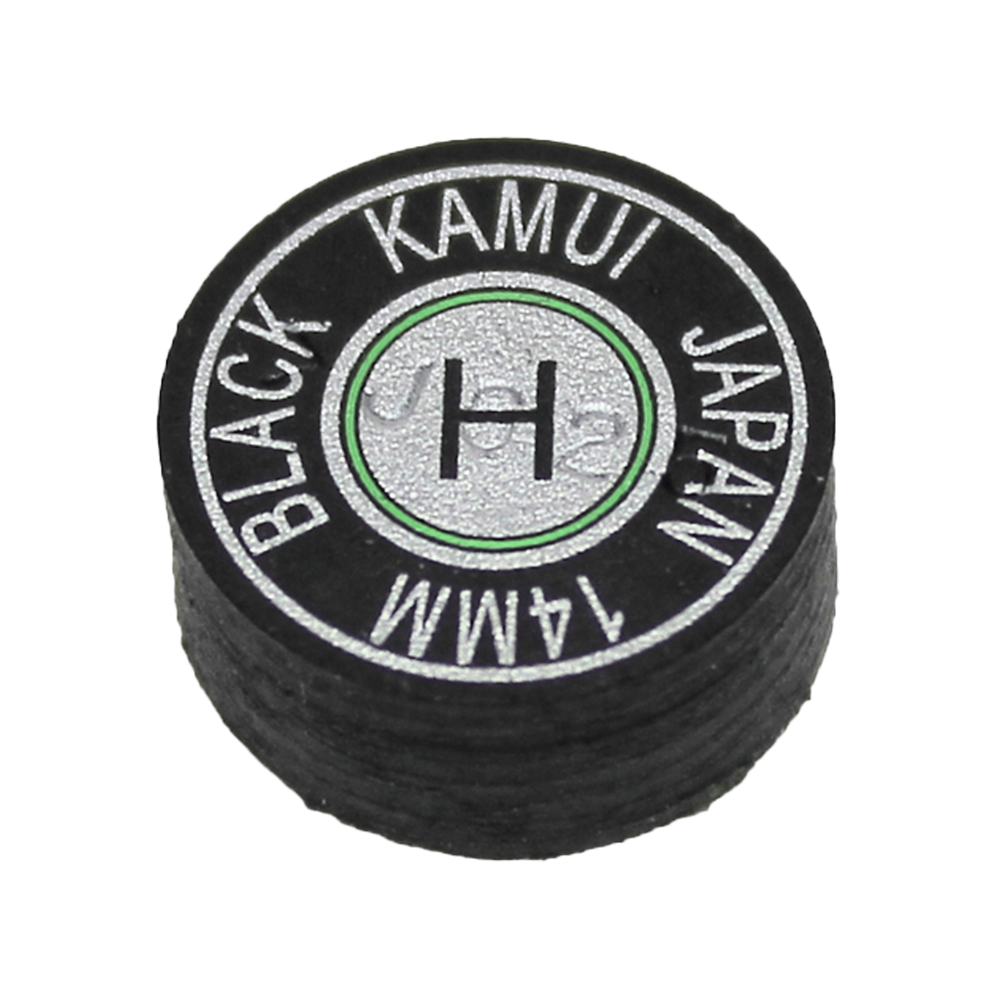 Kamui Kamui Leather Cue Tips 14mm Glue On / Black / Hard Accessories
