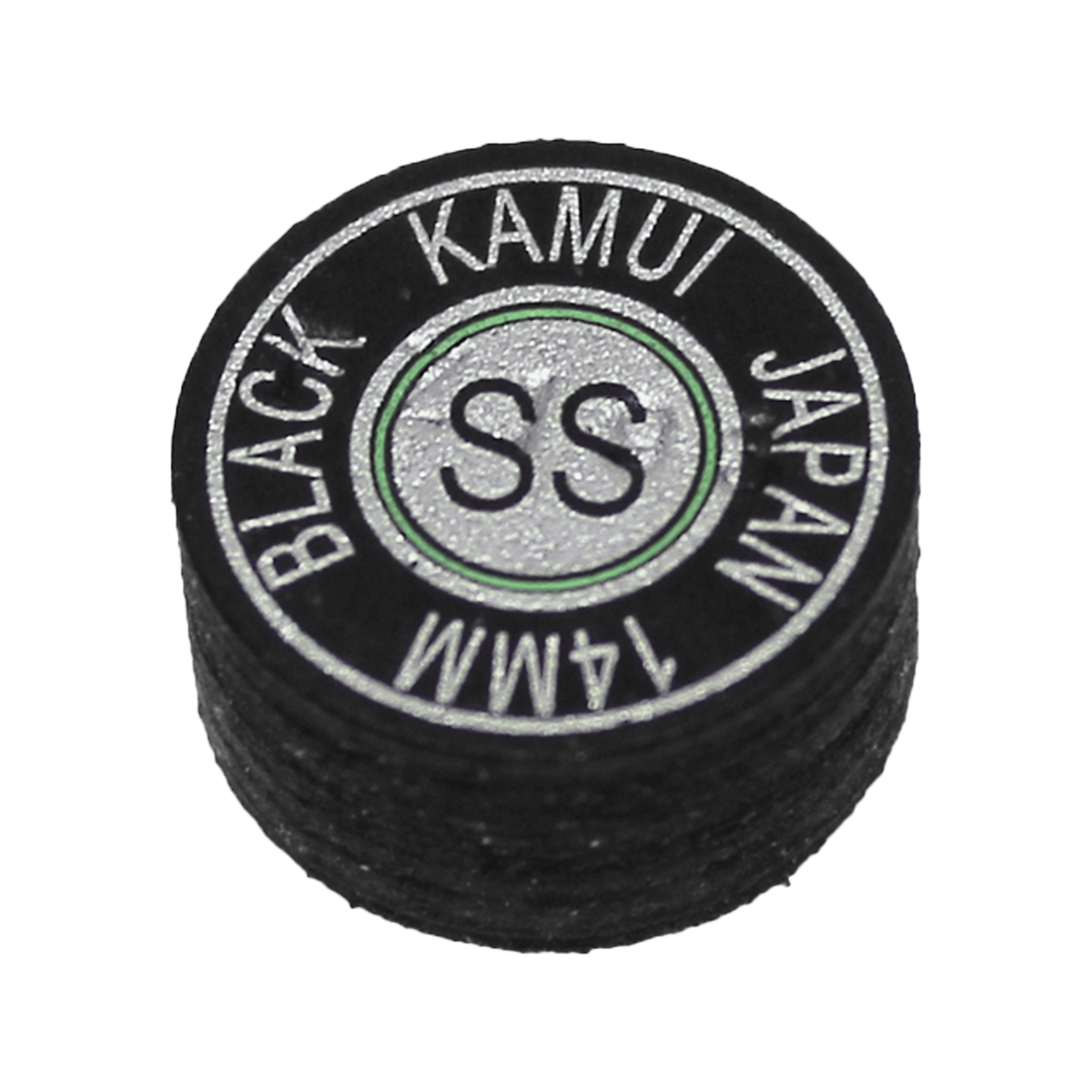 Kamui Kamui Leather Cue Tips 14mm Glue On / Black / Super Soft Accessories