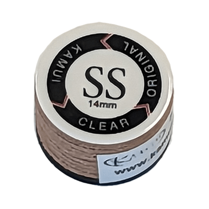 Kamui Leather Glue On Cue Tips (Single) 14mm Glue On / Clear Original / Super Soft Accessories