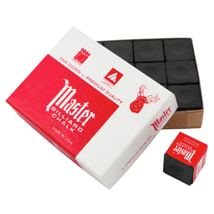 Master Chalk (12 Pack) Black Accessories