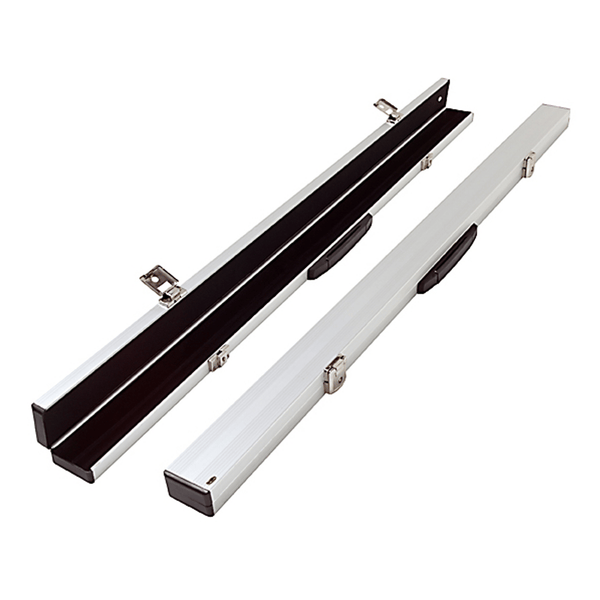 Mitchell 3/4 Split Aluminium Hard Cue Case Silver Cases