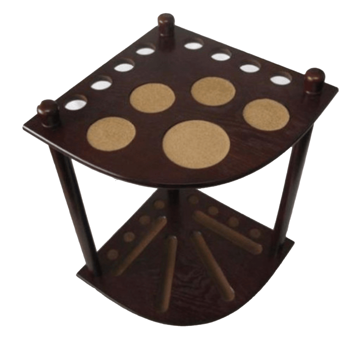 Mitchell 8 Cue Corner Stand 8 Cue / Mahogany Accessories