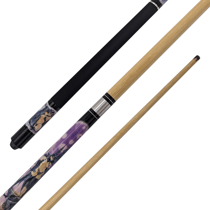 Mitchell Bat Vixen Fantasy - 2-Piece Flash Cue 57" / 9mm Glue On Cues