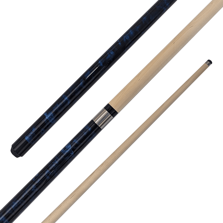 Mitchell Marble - 2-Piece Harwood Cue 57" / 9mm Glue On / Blue Cues