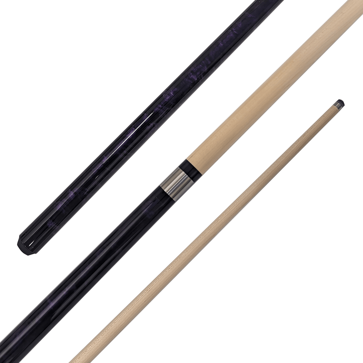 Mitchell Marble - 2-Piece Harwood Cue 57" / 9mm Glue On / Purple Cues