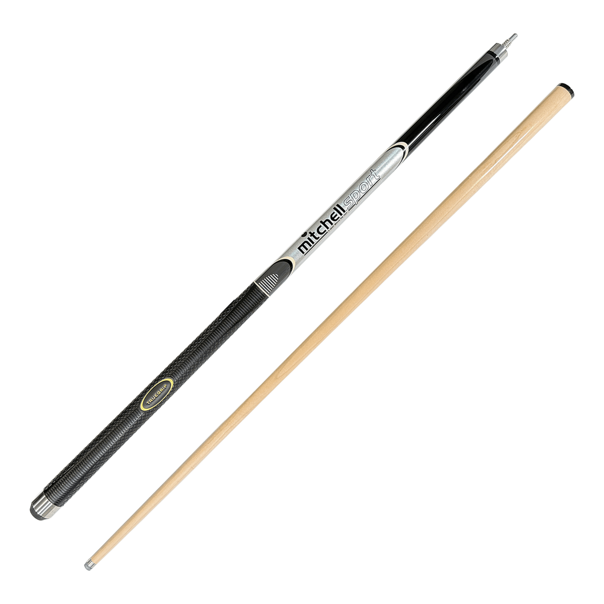 Mitchell True Grip Sport - 2-Piece Maple Cue & Case Cues