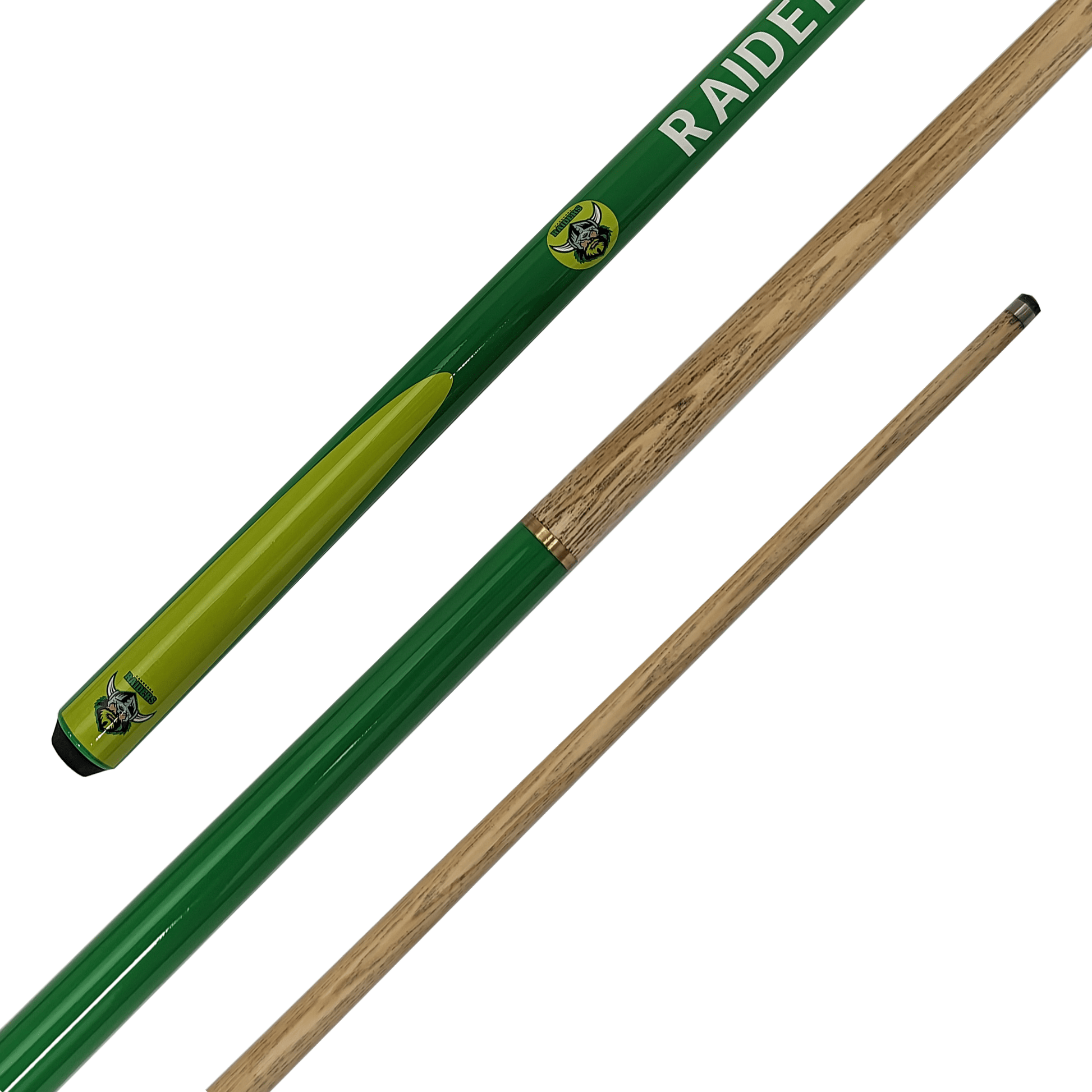 NRL NRL Teams - 2-Piece Ash Cue 57" / 10mm Glue On / Canberra Raiders Cues