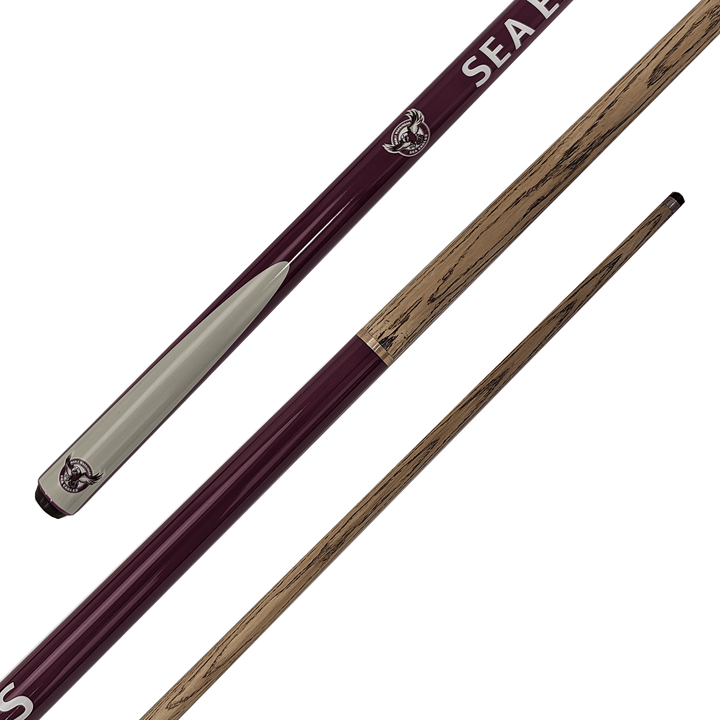 NRL NRL Teams - 2-Piece Ash Cue 57" / 10mm Glue On / Manly Sea Eagles Cues