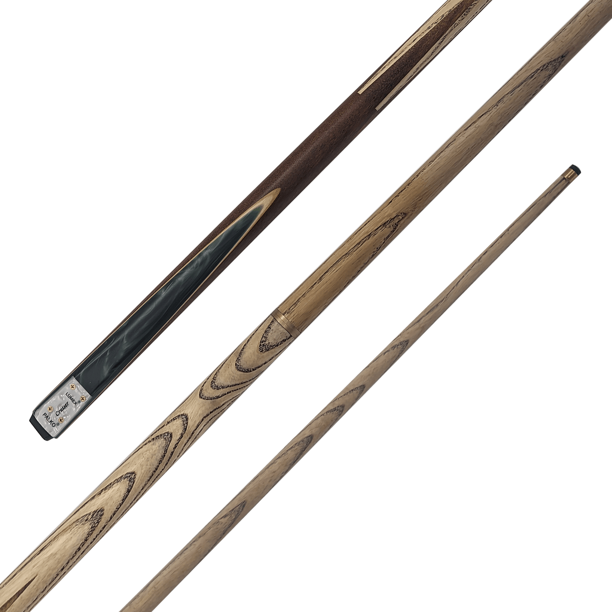 Palko Lumex Cruiser - 2-Piece Ash Cue 57" / 9.5mm Glue On / Green Cues