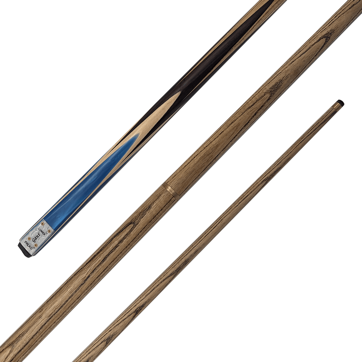 Palko Lumex Gant - 2-Piece Ash Cue 57" / 9.5mm Glue On / Blue Cues