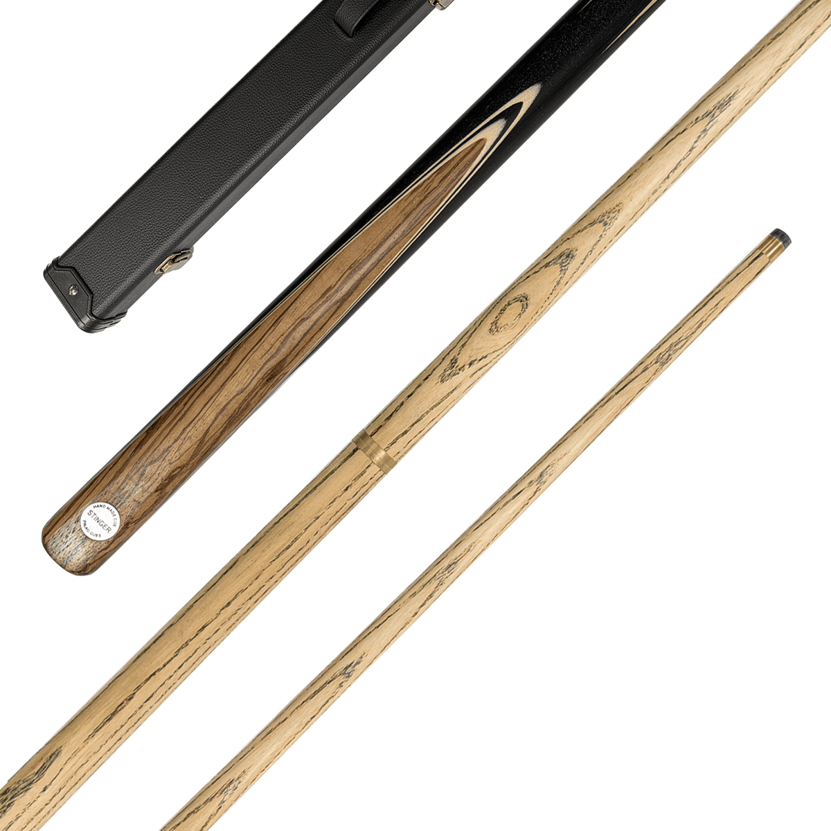 Palko Stinger- 2-Piece Ash Cue & Case 58" / 9.5mm Glue On Cues