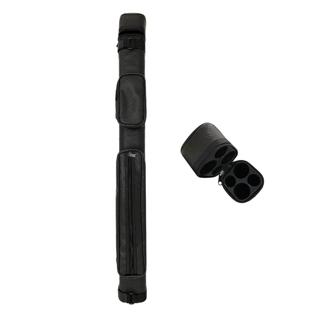Palko Two Cue 2-Piece Golf Bag Vinyl Cue Case Black Cases