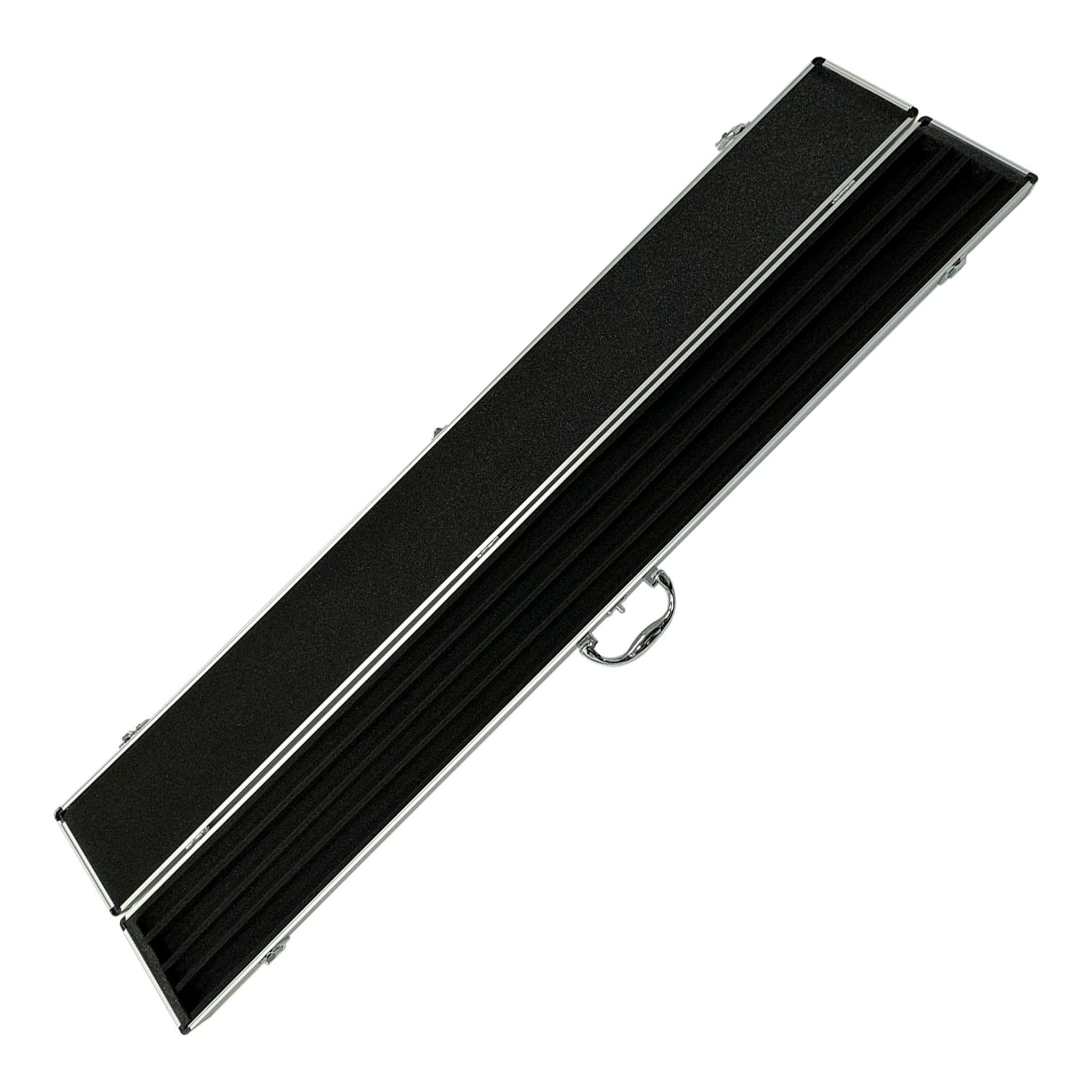 Palko Two Cue 3/4 Split Aluminium Hard Cue Case Silver Cases