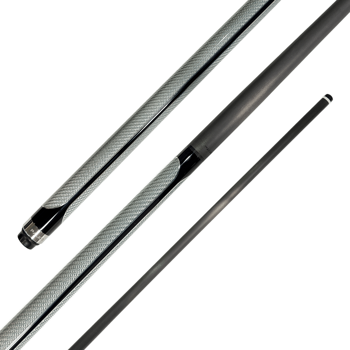 Palko Warrior - 2-Piece Carbon Cue 58" / 9.5mm Glue On / Grey Cues