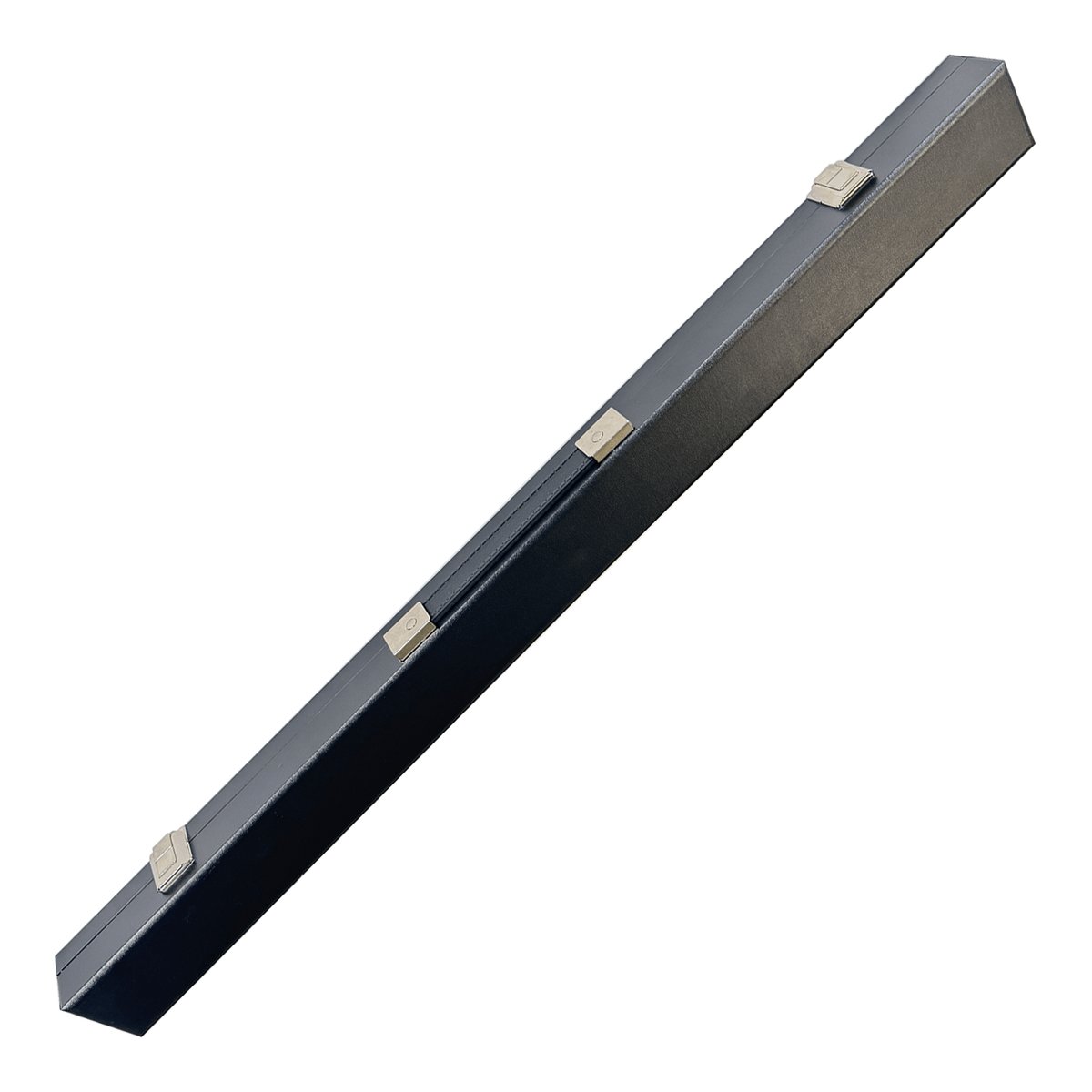 Pot Black 2-Piece Simulated Leather Hard Cue Case Black Cases