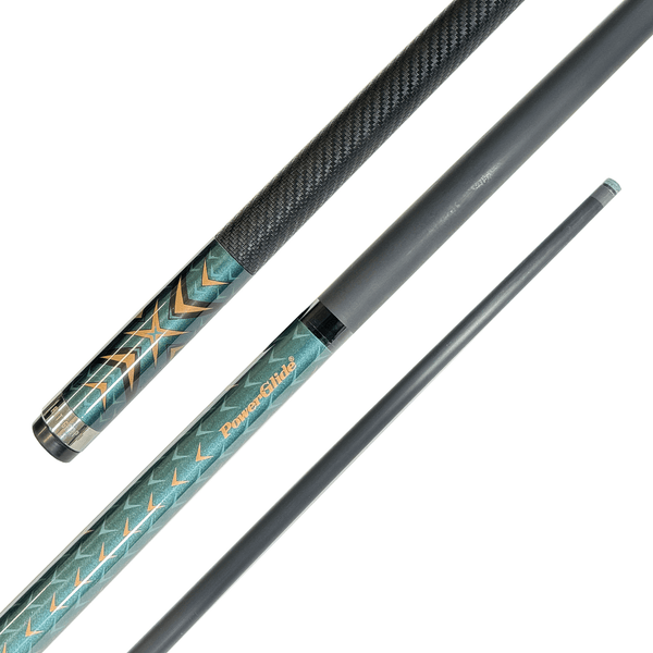 Powerglide Autograph - 2-Piece Carbon Composite Cue 57" / 10mm Glue On Cues