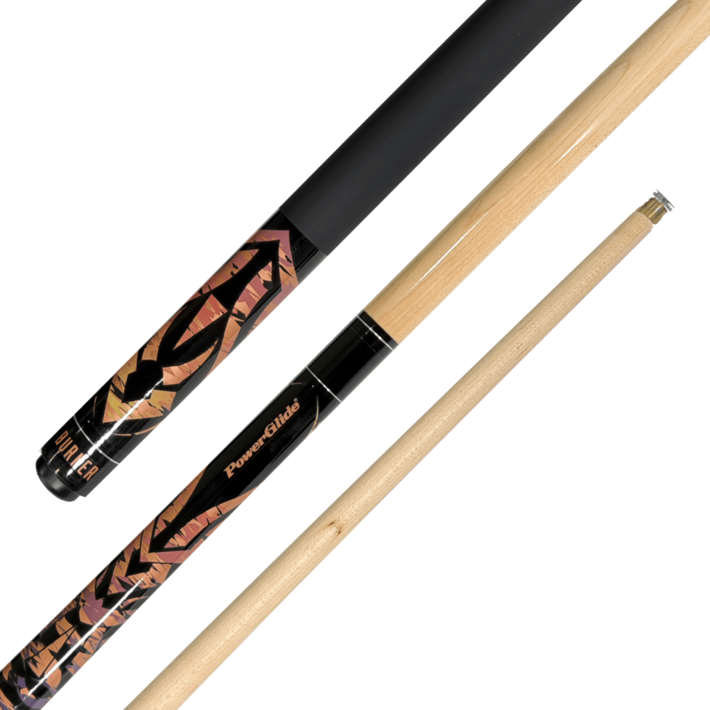 Powerglide Burner - 2-Piece Maple Cue 57" / 10mm Glue On Cues
