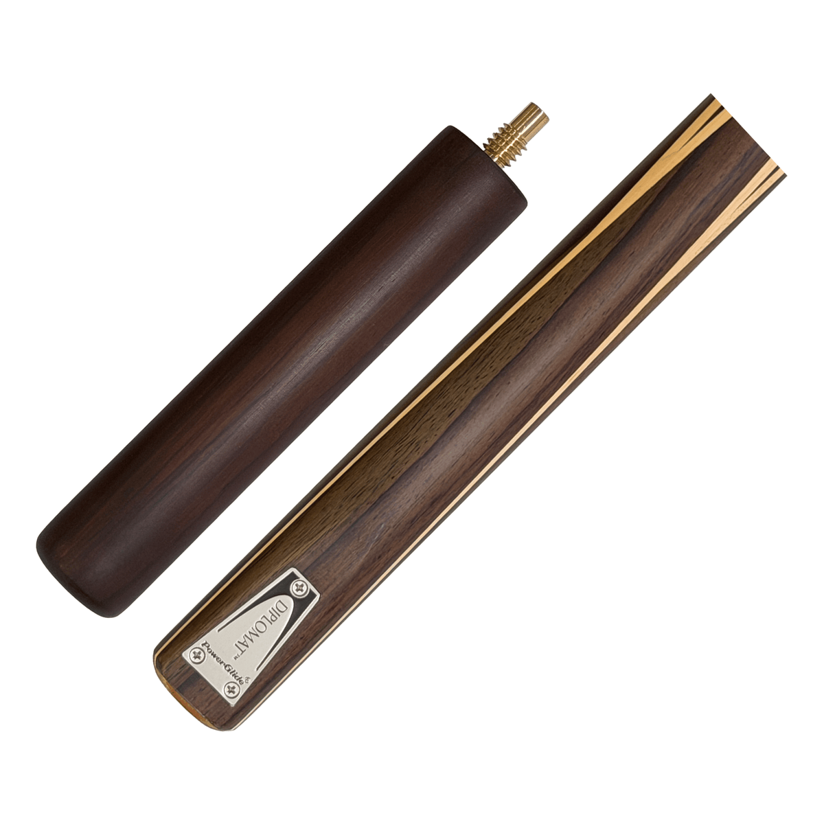 Powerglide Diplomat - 2-Piece Ash Cue with 6" Extension Cues