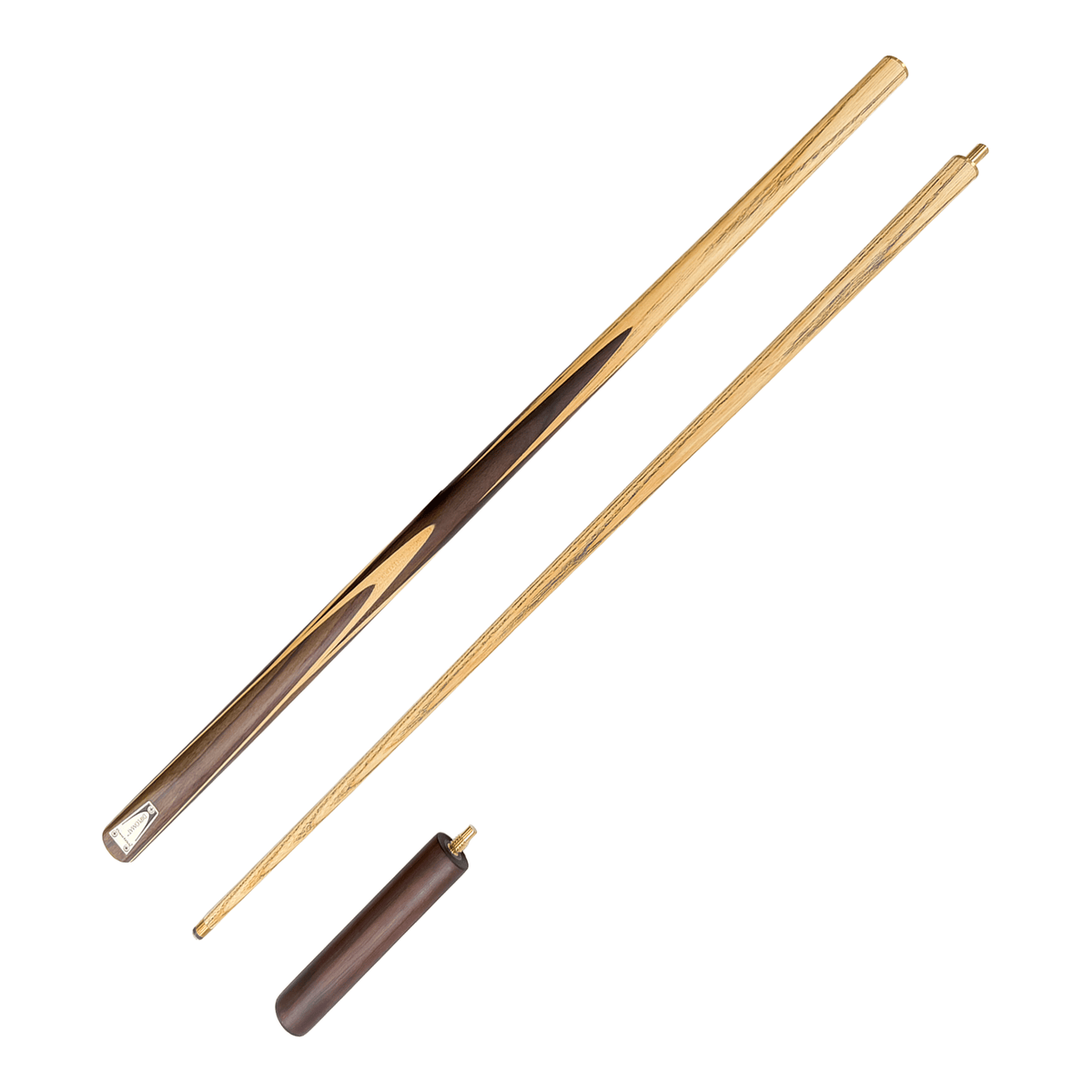 Powerglide Diplomat - 2-Piece Ash Cue with 6" Extension Cues