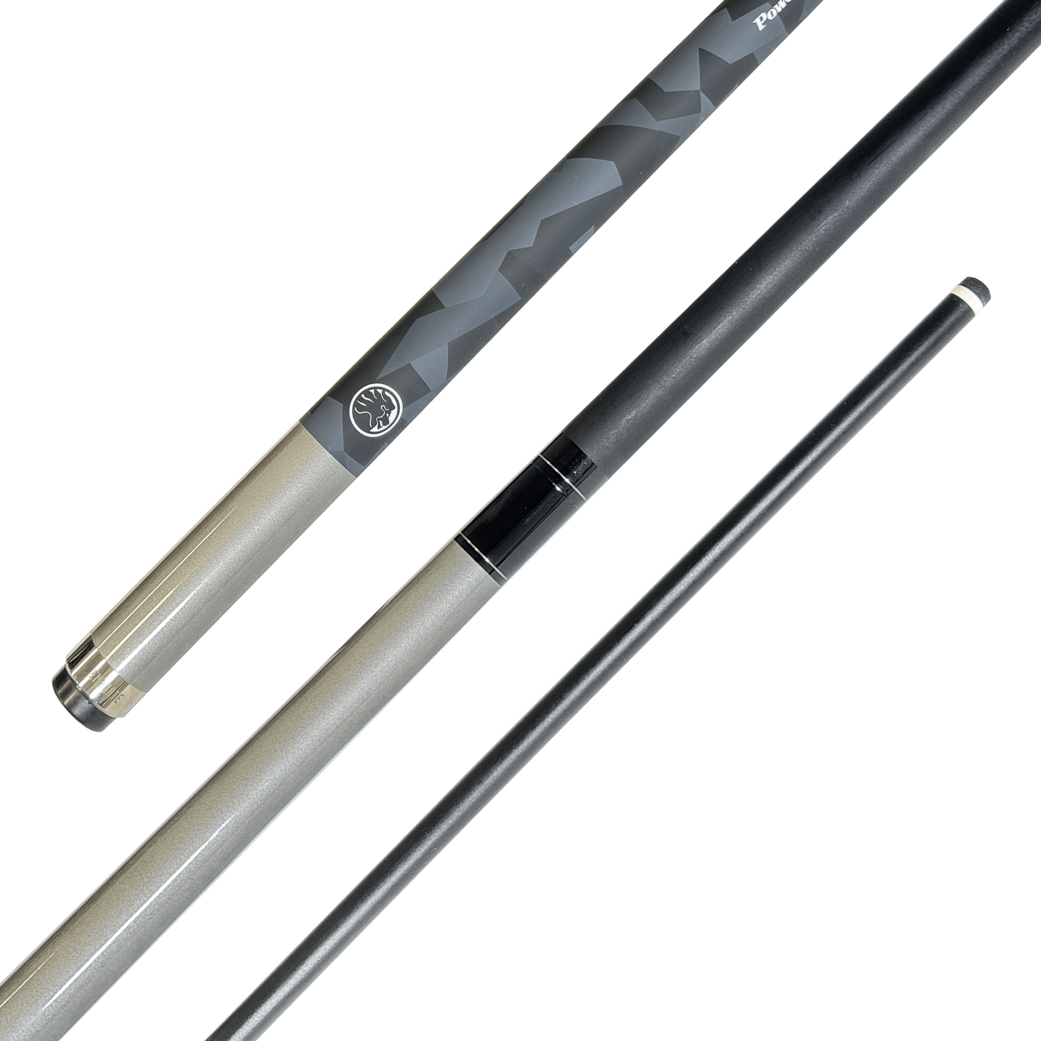 Powerglide Emanate - 2-Piece Carbon Composite Cue 57" / 10mm Glue On / Grey Cues