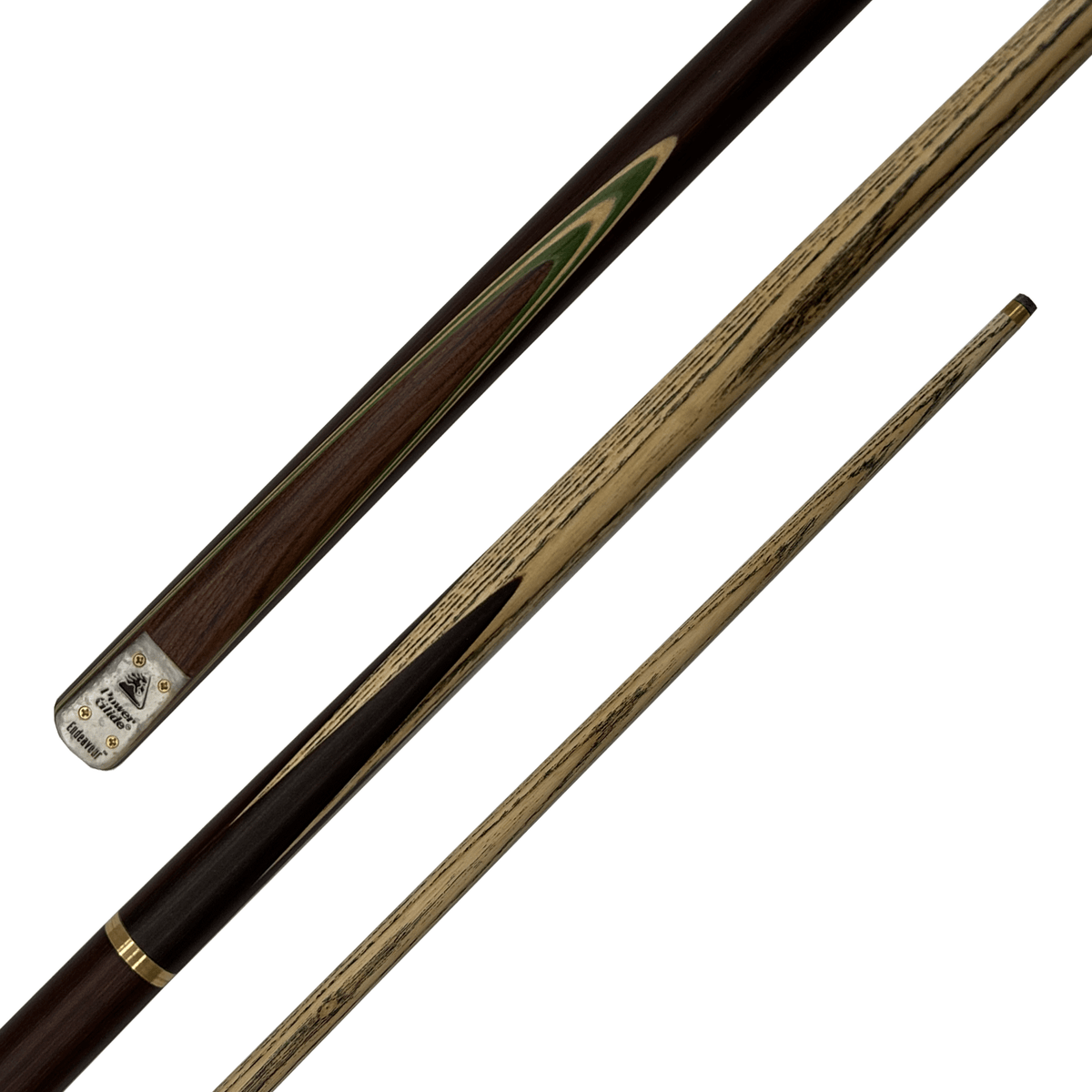 Powerglide Endeavour - 2-Piece 3/4 Split Ash Cue 57" / 9.5mm Glue On / 18oz Cues