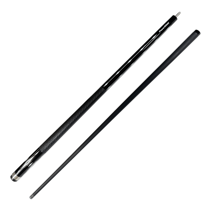 Powerglide Luxe - 2-Piece Carbon Composite Cue 57" / 10mm Glue On / Black Cues