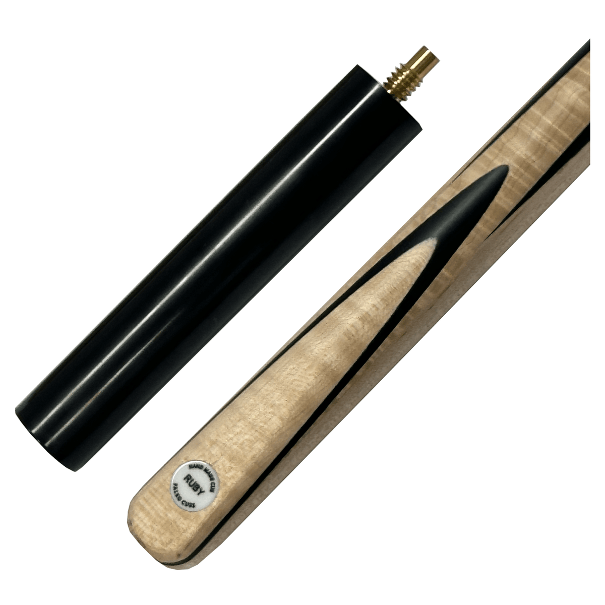 Powerglide Ruby - 2-Piece 3/4 Split Hand Made Ash Cue with 6" Extension 57" / 9.5mm Glue On Cues