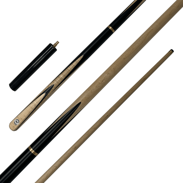 Powerglide Ruby - 2-Piece 3/4 Split Hand Made Ash Cue with 6" Extension 57" / 9.5mm Glue On Cues