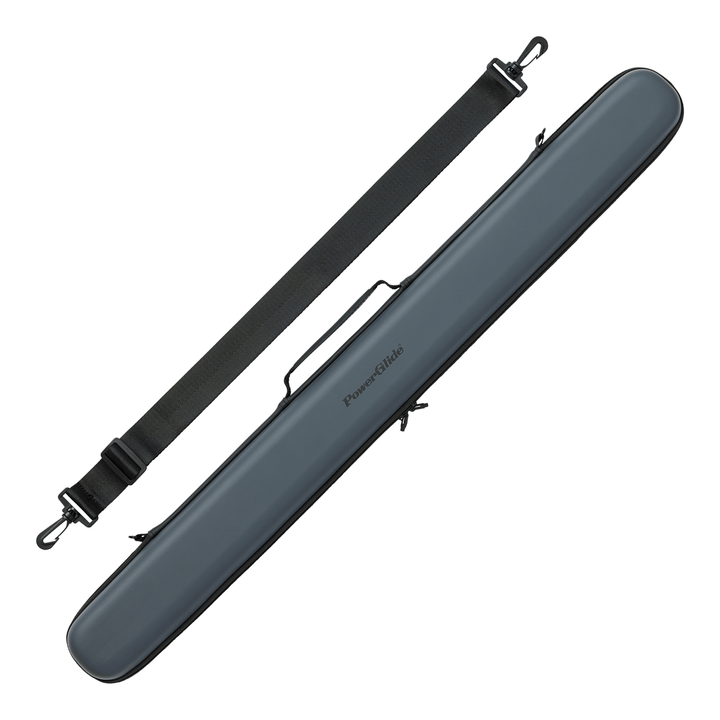 Powerglide Svartur - 2-Piece Cue Case Metallic Grey Cases