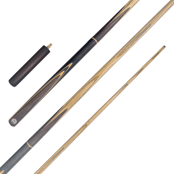 Powerglide Swerve - 2-Piece 3/4 Split Ash Cue with 6" Extension 57" / 9.5mm Glue On / 18oz Cues